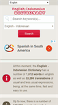 Mobile Screenshot of englishindonesiandictionary.com